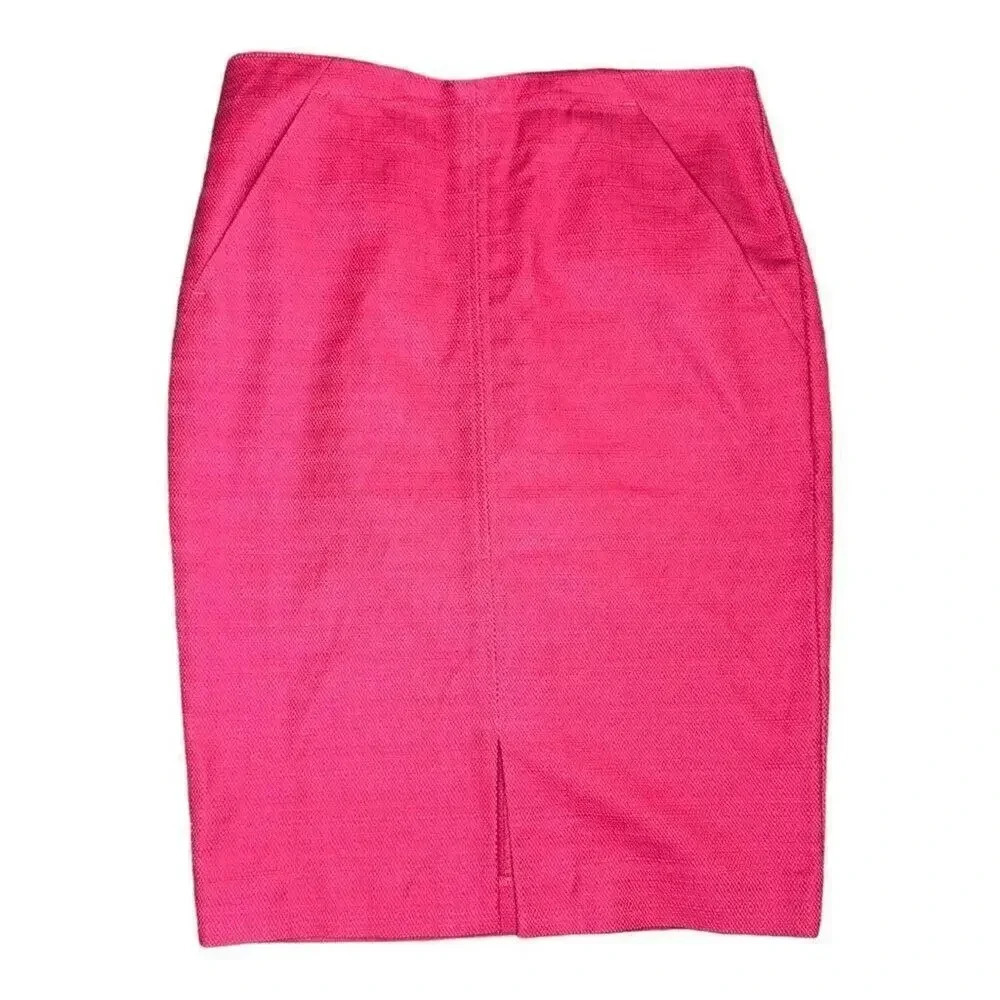 Ann Taylor LOFT Women’s Size‎ 0 Textured Pink Pencil Skirt